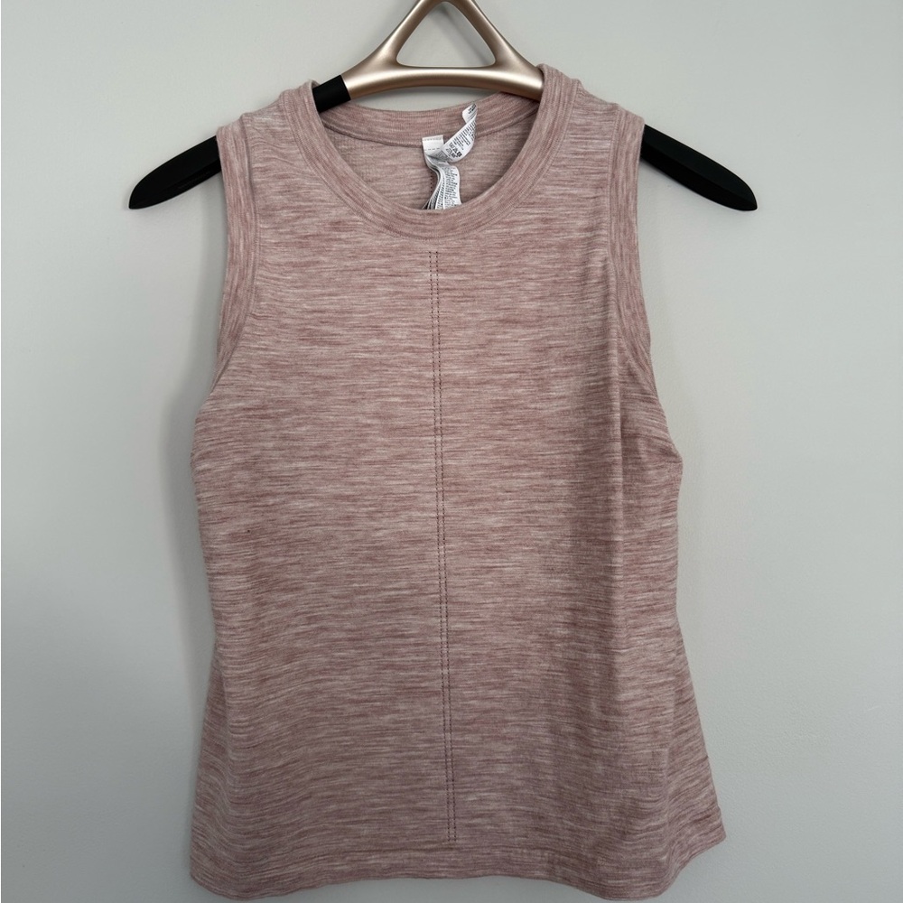 Athleta Pink Fitted Sleeveless Tank Top